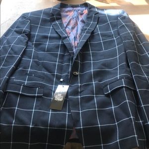Blue Windowpane Blazer